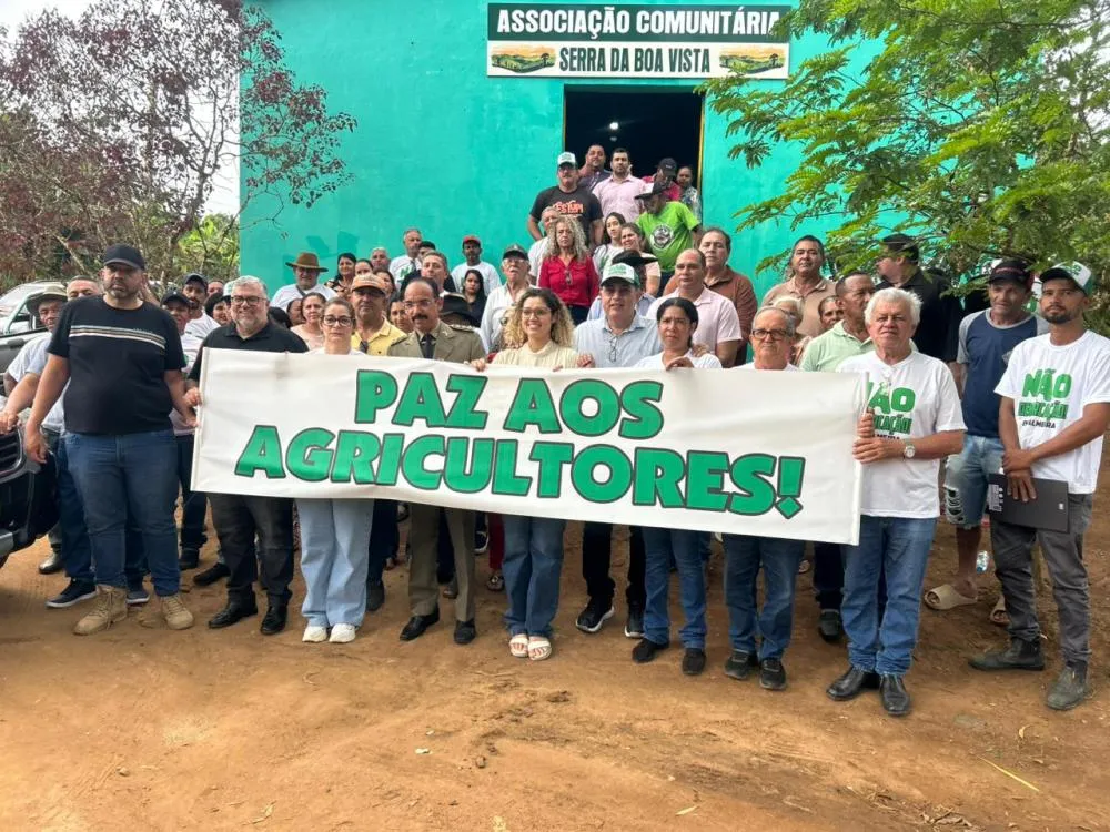 Reunião na Serra da Boa Vista discute ações da FUNAI e reúne autoridades, agricultores e advogados